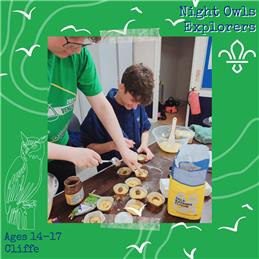 EXPLORERS UNIT IN CLIFFE - TUESDAYS, 7-9PM AT THE SCOUT HUT, CLIFFE